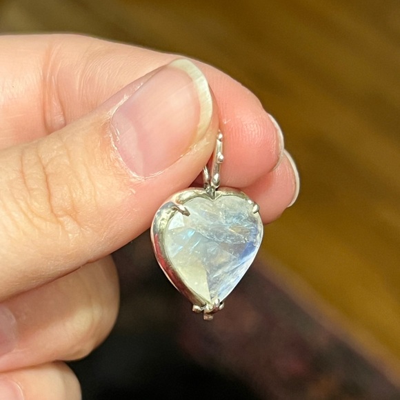 Moonstone sterling silver pendant - Picture 2 of 4